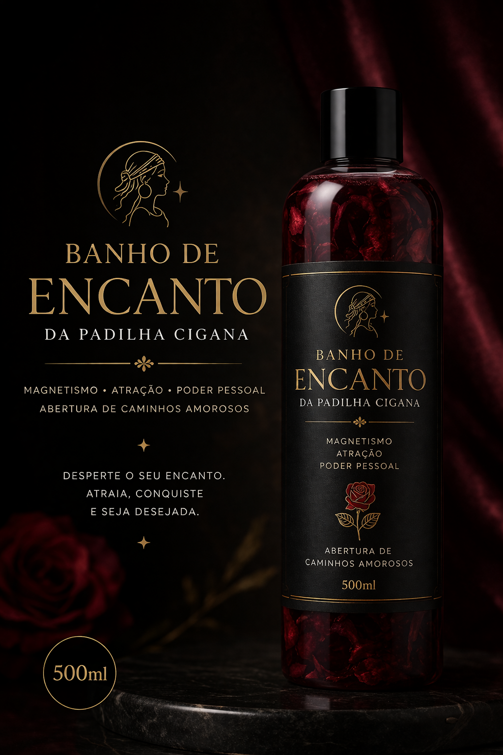 Banho de Encanto da Padilha Cigana – Abertura de Caminhos Amorosos e Poder Pessoal